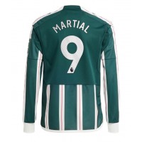 Maglie da calcio Manchester United Anthony Martial #9 Seconda Maglia 2023-24 Manica Lunga